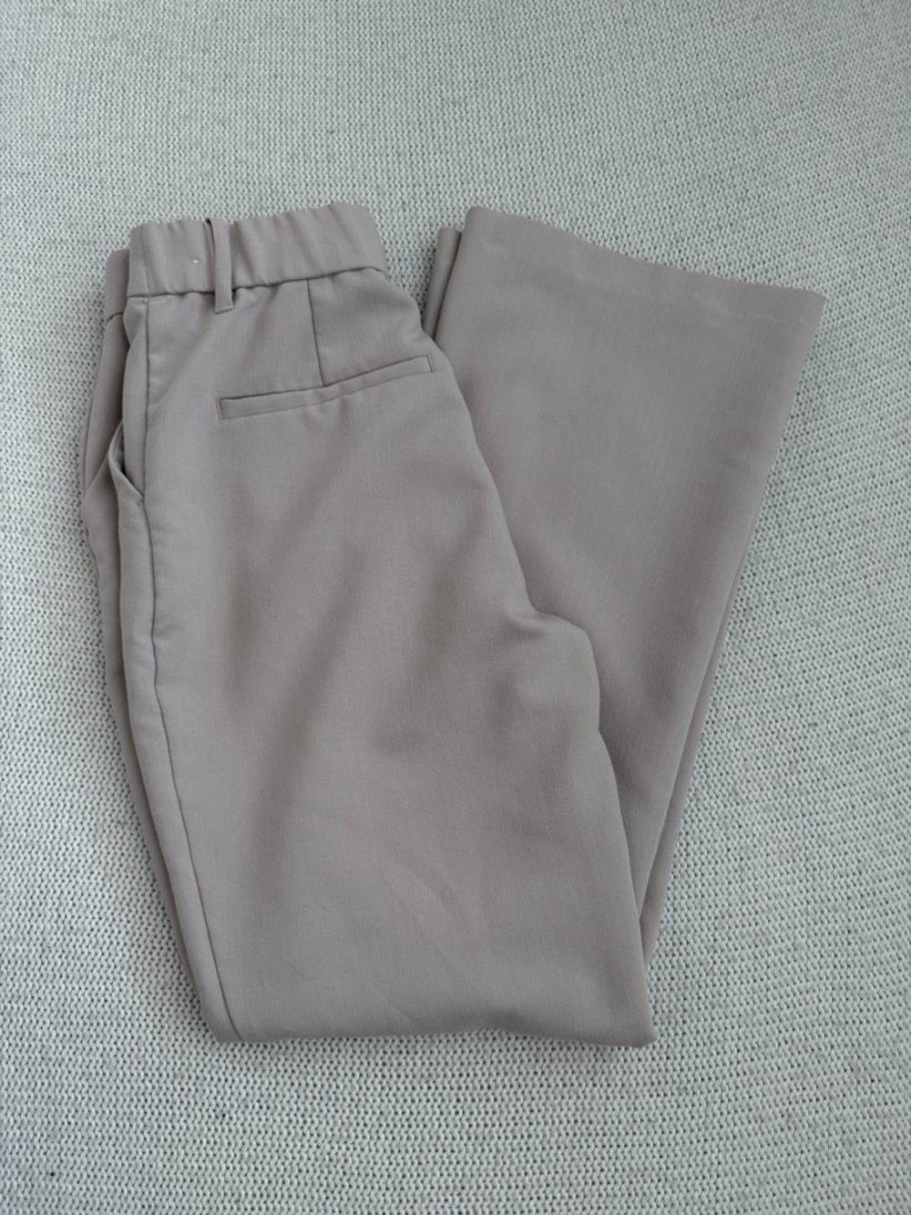 Abercrombie & Fitch Taupe Straight-Leg Trousers